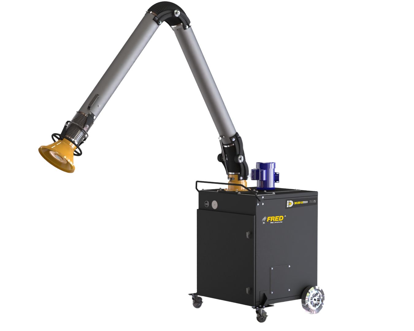 DiversiTech Fred Jr Portable Fume Extractor with 10' Arm